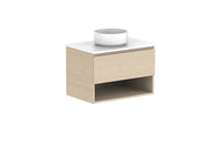 Glacier Shelf Slim Wall Hung Vanity
