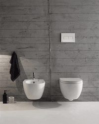 4All Compact SENZABRIDA® Wall Hung Pan & Soft Close Seat