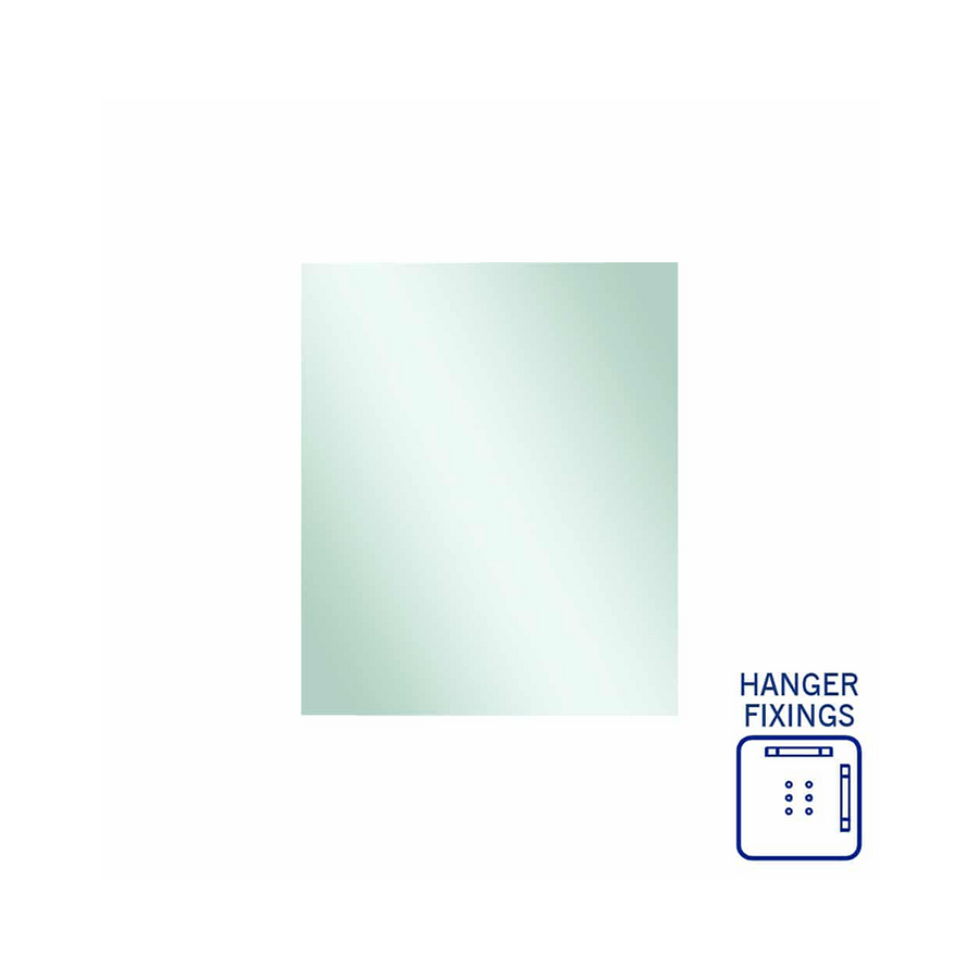 Jackson Square Polished Edge Mirror with Demister