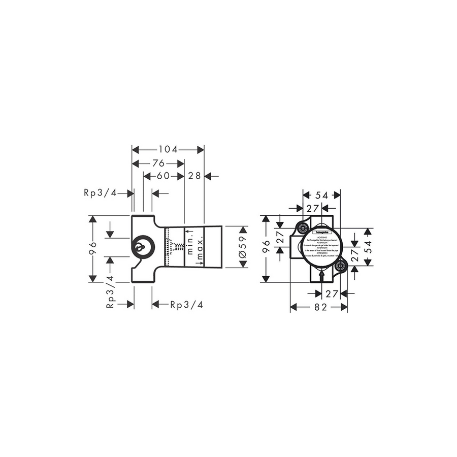 Trio Shut-off/Diverter Valve Basic Set