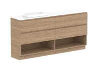 Glacier Ensuite Shelf Trio Vanity