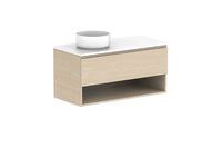 Glacier Shelf Slim Wall Hung Vanity