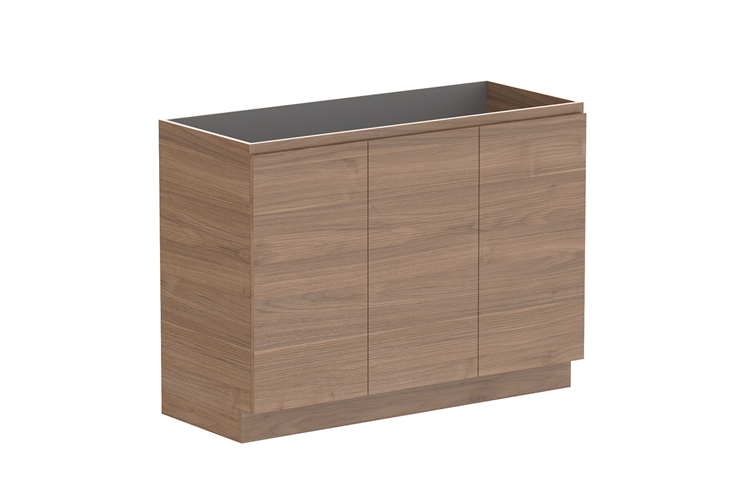 Glacier All Door Trio Floor Mount Vanity