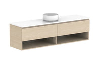 Glacier Shelf Slim Wall Hung Vanity