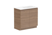 Glacier All Door Trio Floor Mount Vanity