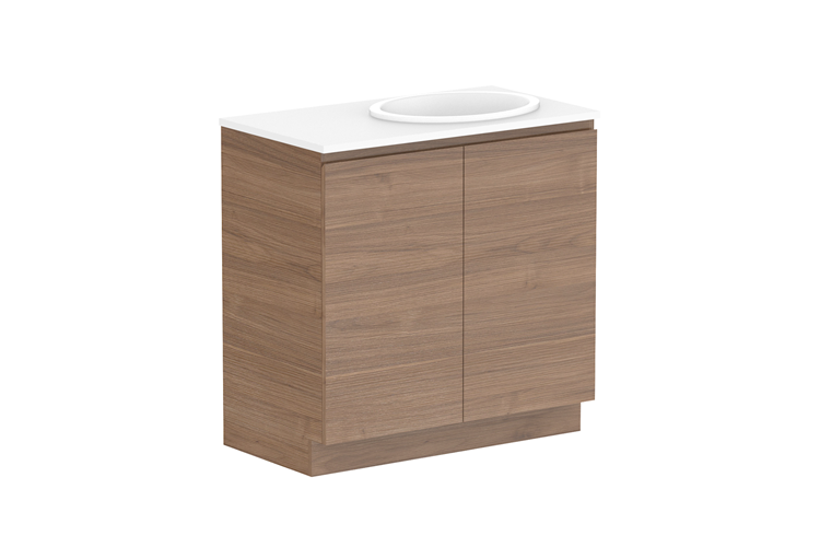 Glacier All Door Trio Floor Mount Vanity