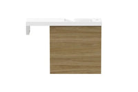 Petite Rail Top Cabinet Wall Hung Vanity
