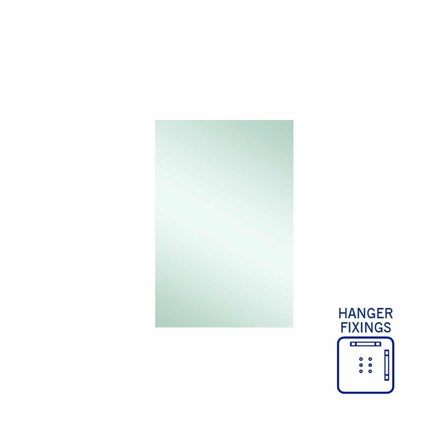 Jackson Square Polished Edge Mirror with Demister