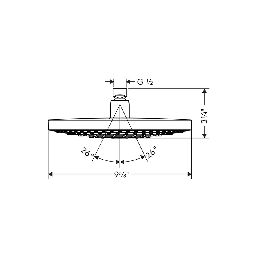 Raindance Select S 2 Jet Overhead Shower