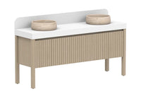 Harper Floor Mount Vanity with Legs