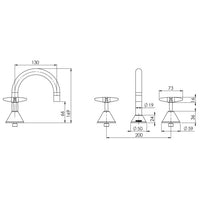 Ivy Basin Tap Set - Lead Free