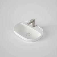 Contura II 530mm Inset Basin with Tap Landing 1 Tap Hole