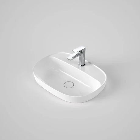 Contura II 530mm Inset Basin with Tap Landing 1 Tap Hole