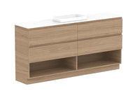 Glacier Ensuite Shelf Trio Vanity
