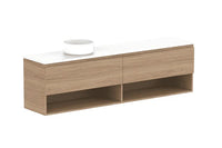 Glacier Ensuite Shelf Slim Vanity