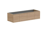Glacier Door & Drawer Slim Wall Hung Vanity
