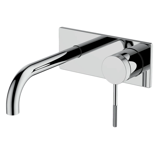 Poco Knurled Wall Basin/Bath Set 165mm