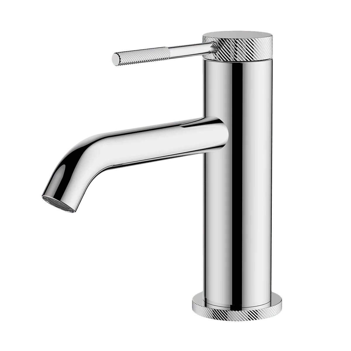 Poco Knurled Basin Mixer