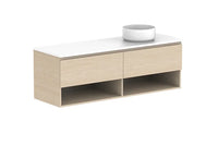 Glacier Shelf Slim Wall Hung Vanity