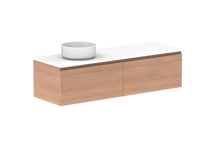 Glacier All Drawer Slim Wall Hung Vanity