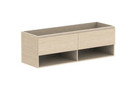Glacier Shelf Slim Wall Hung Vanity