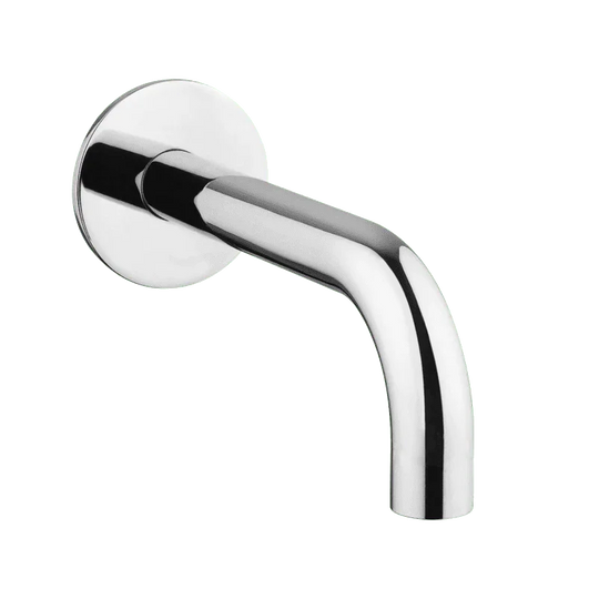 Piazza Wall Mounted Bath Spout ¨C Round 202 mm