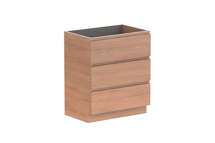 Glacier All Drawer Slim Floor Mount Vanity