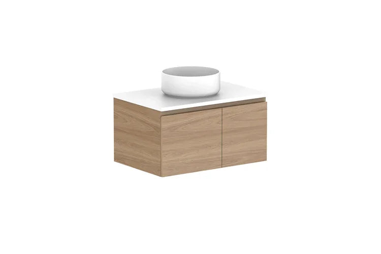 Glacier Door & Drawer Slim Wall Hung Vanity