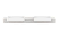 Michel Semi-Recessed Wall Hung Vanity
