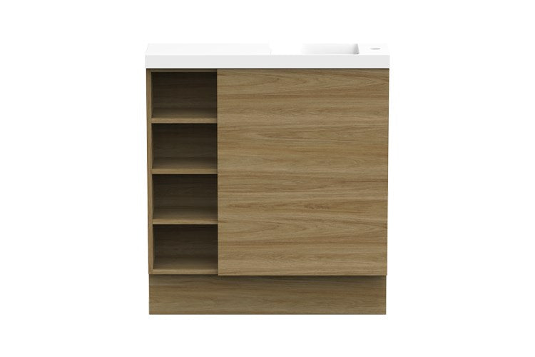 Petite Shelf Floor Mount Vanity