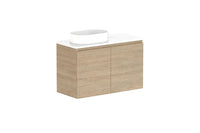 Glacier Ensuite All-Door Twin Vanity