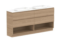 Glacier Ensuite Shelf Trio Vanity