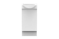 Tiny Semi-Recessed Floor Mount Vanity