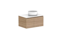 Glacier Door & Drawer Slim Wall Hung Vanity