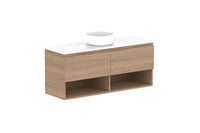 Glacier Ensuite Shelf Slim Vanity