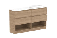 Glacier Ensuite Shelf Trio Vanity