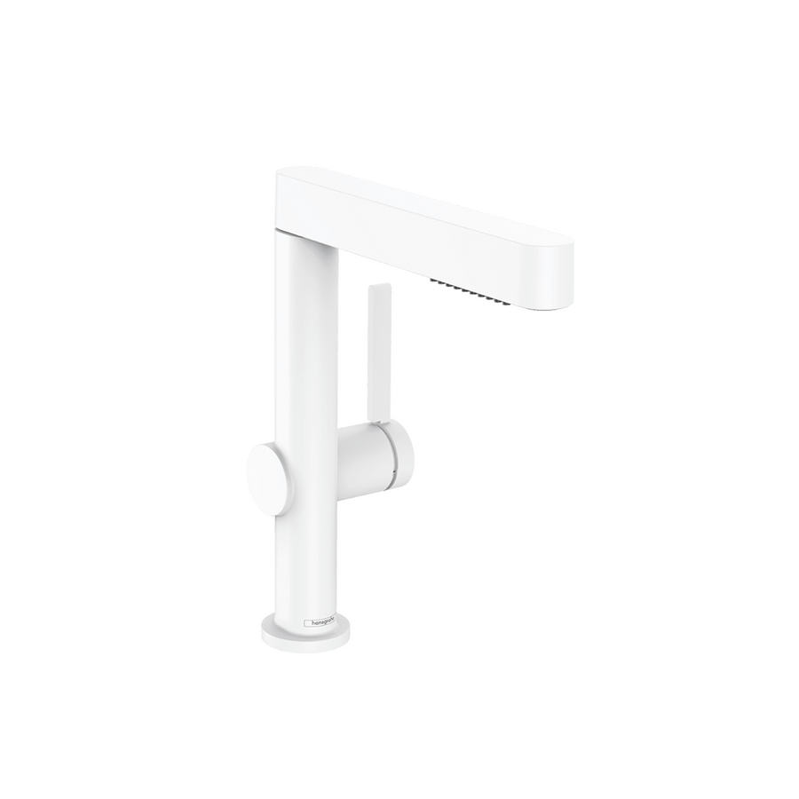 Finoris Single lever basin mixer 230 with pull-out spray, 2jet without waste set