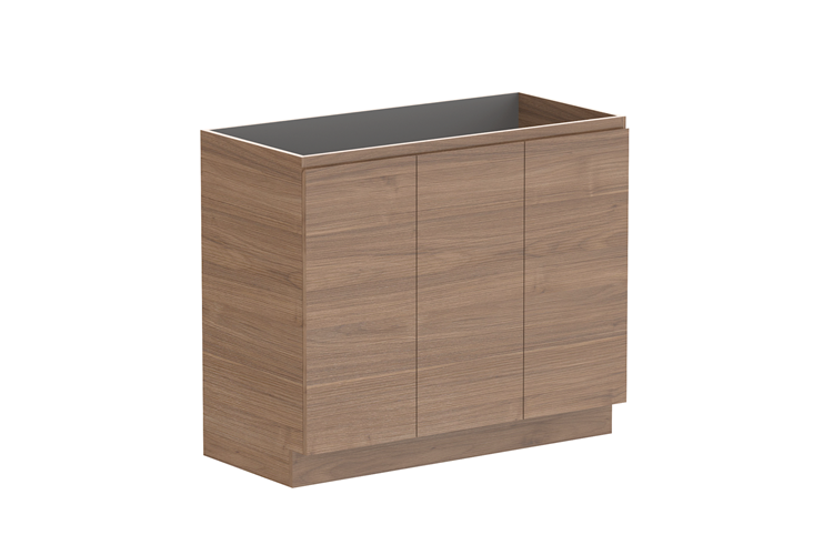 Glacier All Door Trio Floor Mount Vanity