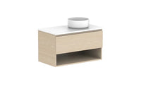 Glacier Shelf Slim Wall Hung Vanity