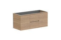 Glacier Door & Drawer Twin Wall Hung Vanity