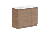 Glacier All Door Trio Floor Mount Vanity