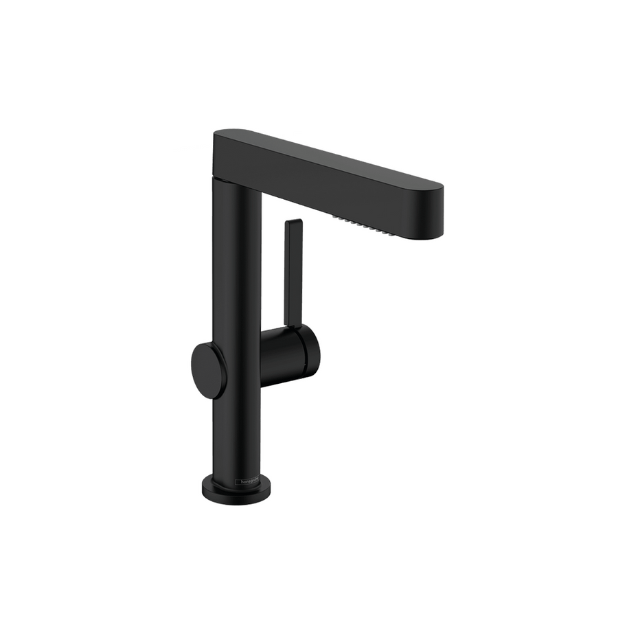 Finoris Single lever basin mixer 230 with pull-out spray, 2jet without waste set
