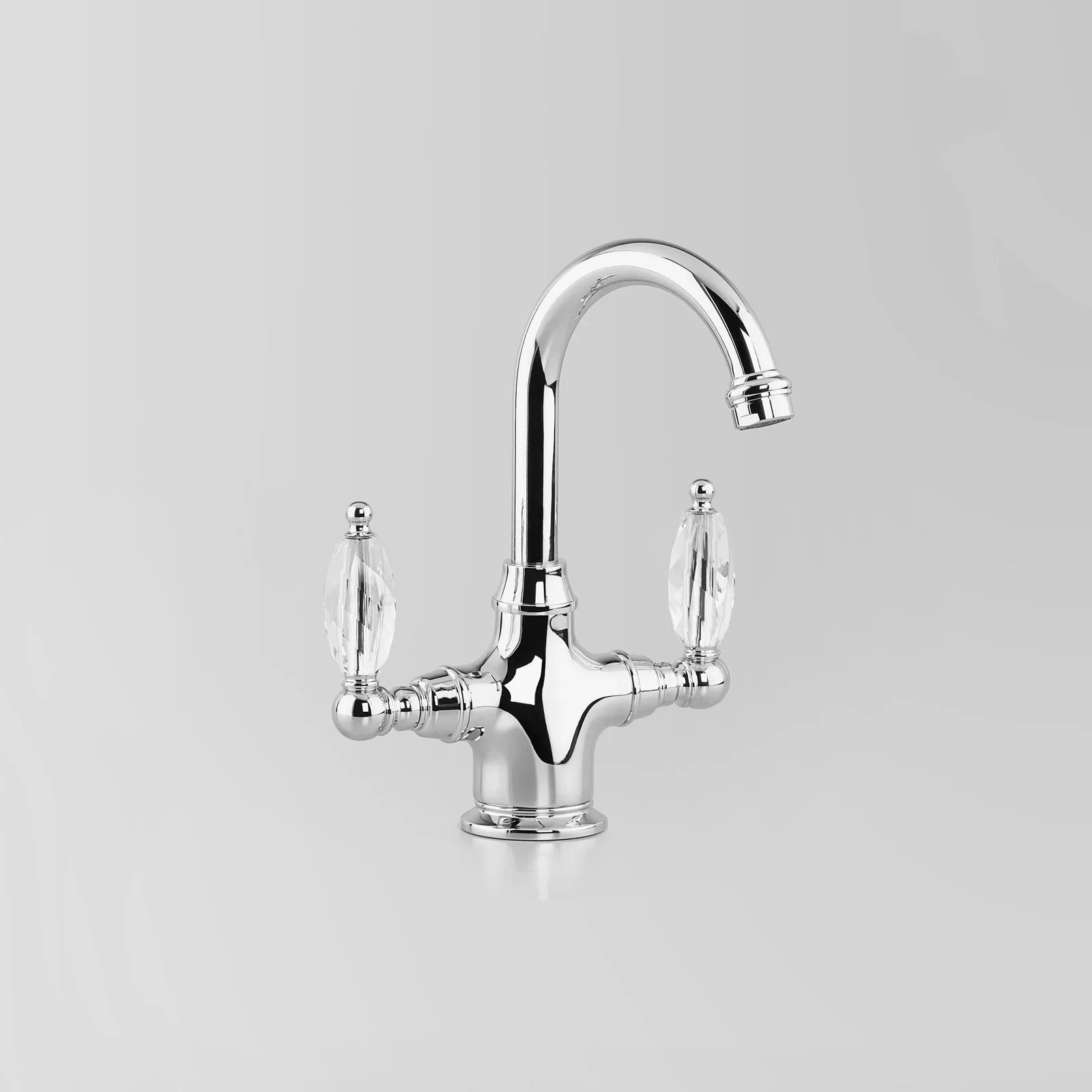 Olde English Basin Mixer Swarovski Crystal Lever