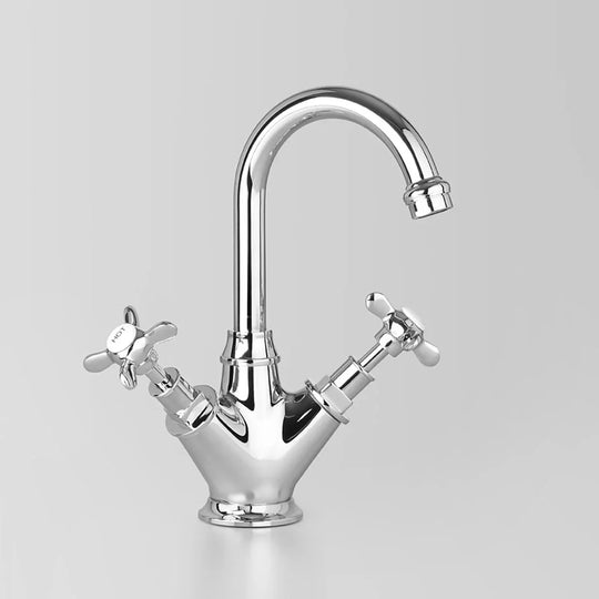 Olde English Basin Mixer 04V2 Cross Handles