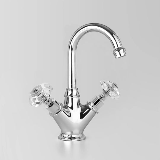 Olde English Basin Mixer 04V2 Swarovski Crystal Cross