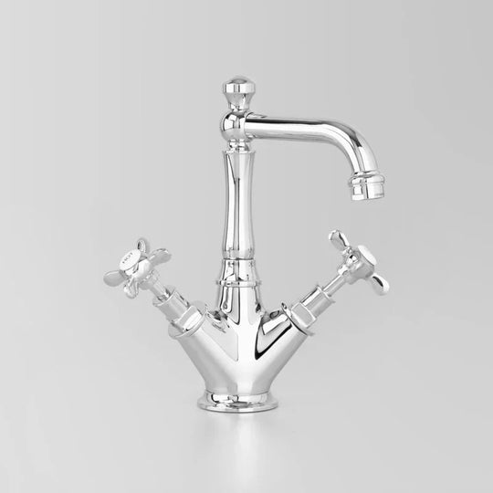 Olde English Basin Mixer 04V3 Cross Handles