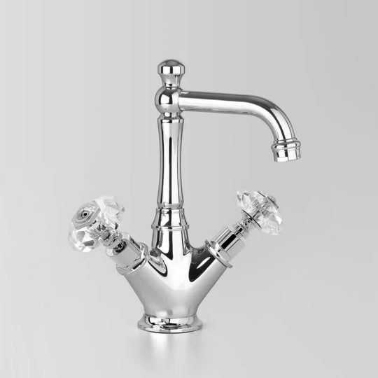 Olde English Basin Mixer 04V3 Swarovski Crystal Cross