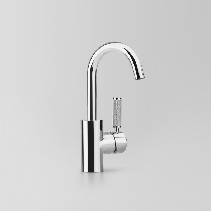 Icon + Lever Knurled Basin Mixer