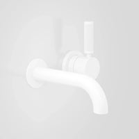 Icon + Lever Knurled Wall Mixer Set with 150mm Spout