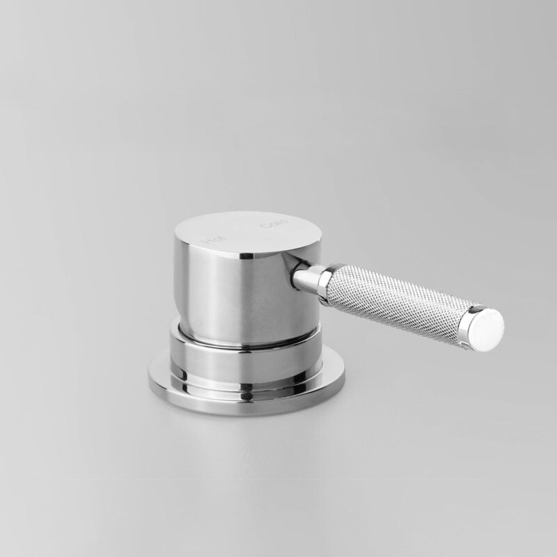 Icon + Lever Knurled Hob Mixer